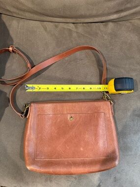 Madewell Rustic Tan Leather Messenger Crossbody - Brown/Tan